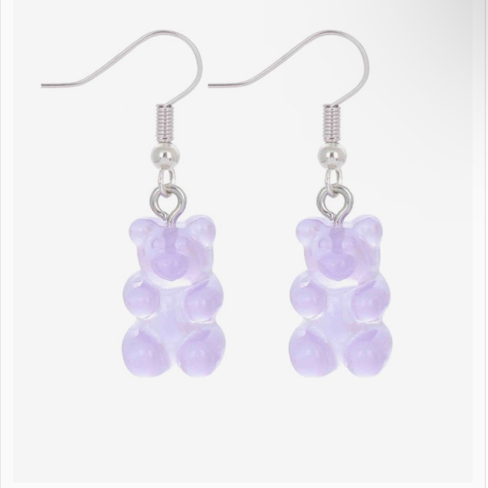 Gummy bear dangle earrings